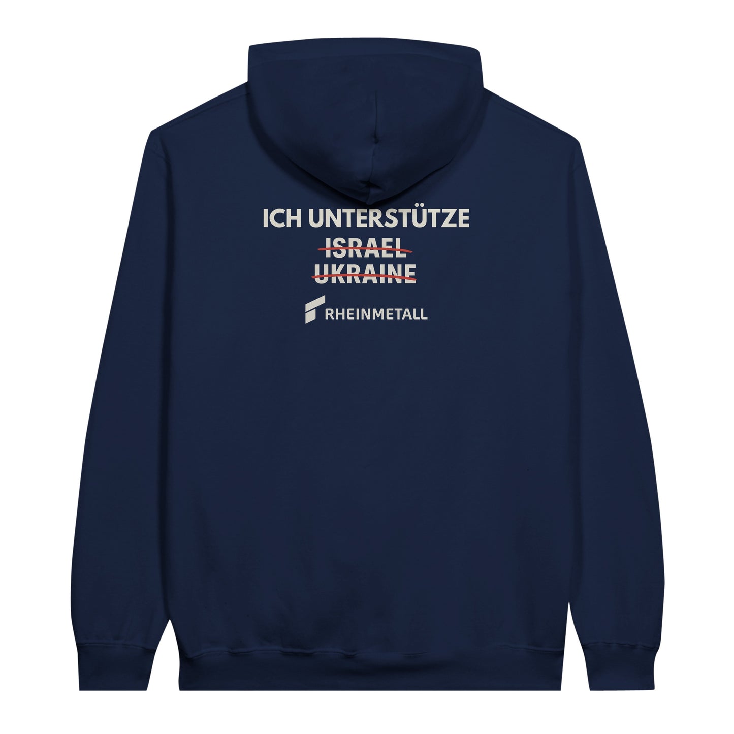 "Ich unterstütze Rheinmetall" Hoodie
