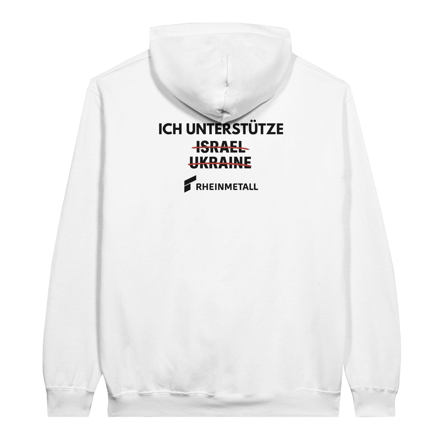 "Ich unterstütze Rheinmetall" Hoodie