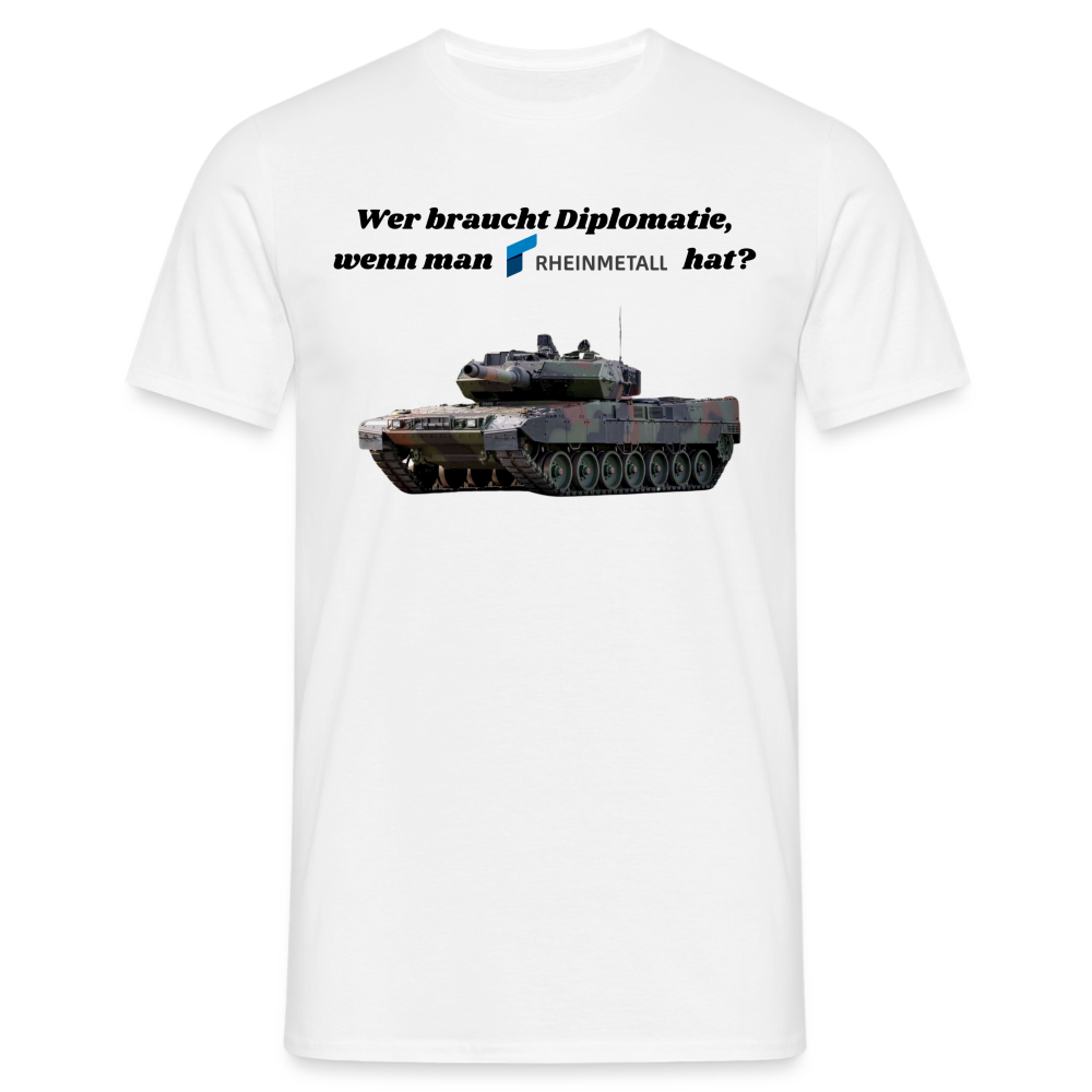 "Rheinmetall" T-Shirt - white